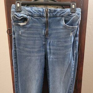 Forever 21 Kids Girls Bootcut Leg Cut Adjustable Waist Jeans - Size 13/14